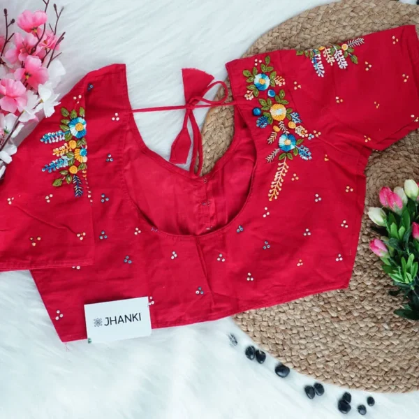 Kanthya-handwork red