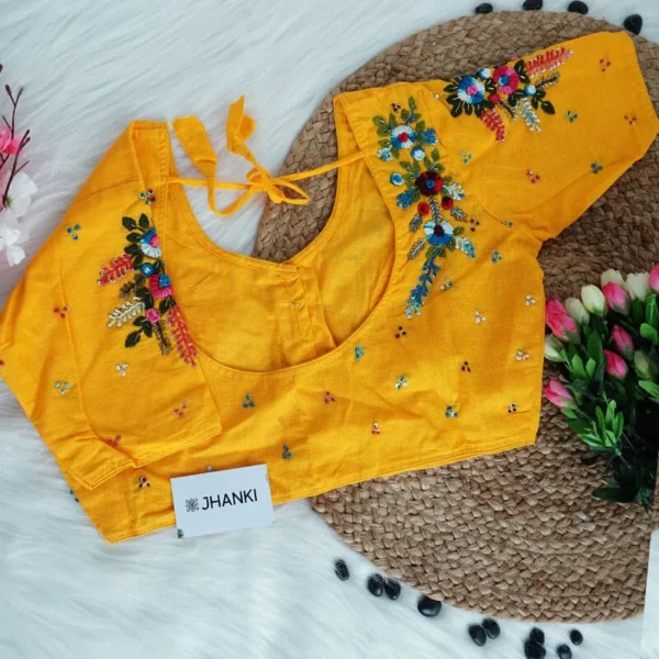 Kanthya-handwork yellow2