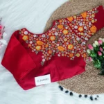 Lavany-back avanya-bridal-blouse-red