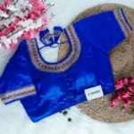 Mridula-ink-blue-blouse-flower-work Mridula-ink-blue-blouse-flower-work