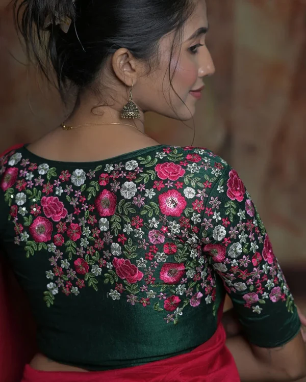 lavanya-bridal-blouse-green-jhb12-back avanya-bridal-blouse-green back