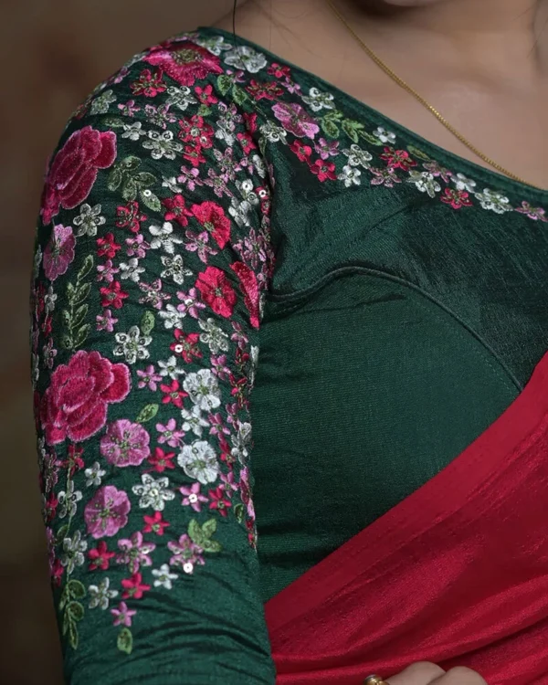 avanya-bridal-blouse-green side