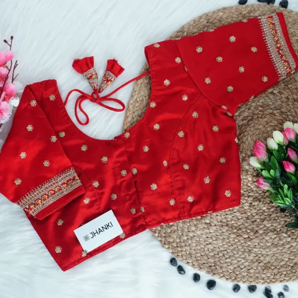 Madhurima-blouse-red