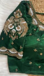 pakhi handwork bottle green video